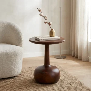 Bijzettafel Katwijk bruin