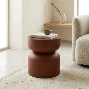 Bijzettafel Lotte bruin
