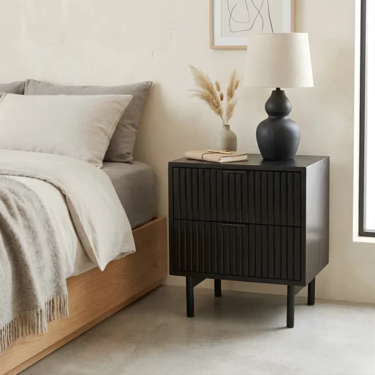 Nachtkastje Malibu zwart