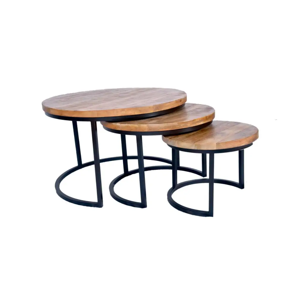 Salontafel Boksel set 3