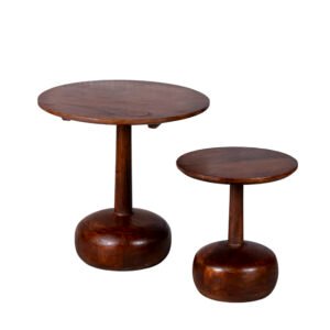 Bijzettafel Katwijk set bruin