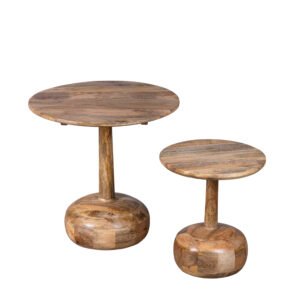 Bijzettafel Katwijk set naturel