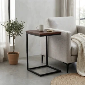 Bijzettafel Roskug bruin