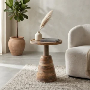 Bijzettafel Schevingen naturel