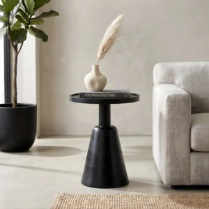 Bijzettafel Scheveningen zwart