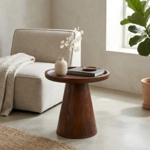 Bijzettafel Texel bruin