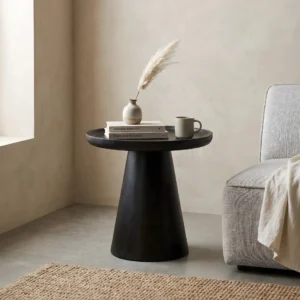 Bijzettafel Texel zwart