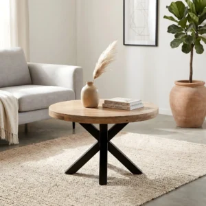 Salontafel Daan Ø70cm rond naturel