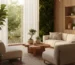 biophilic design woonkamer