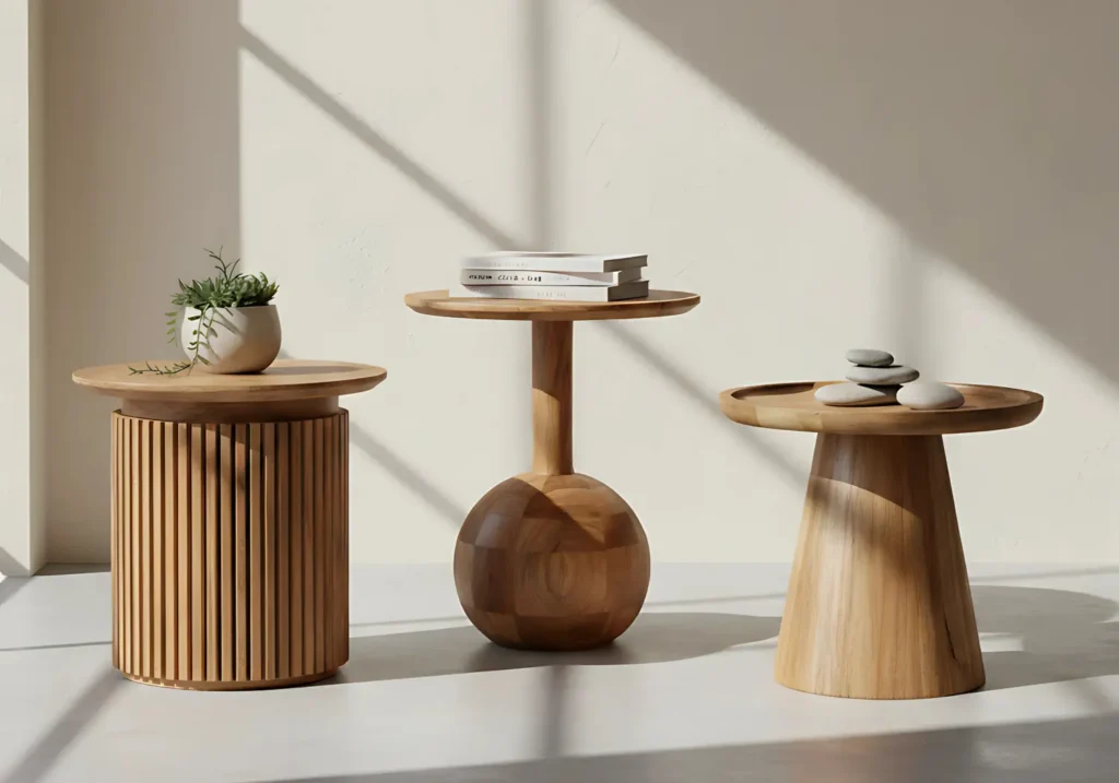 organische vormen in meubels