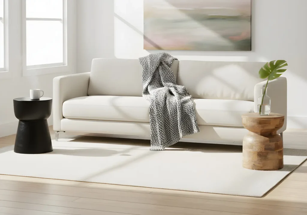 afgeronde bladen en bolpoten