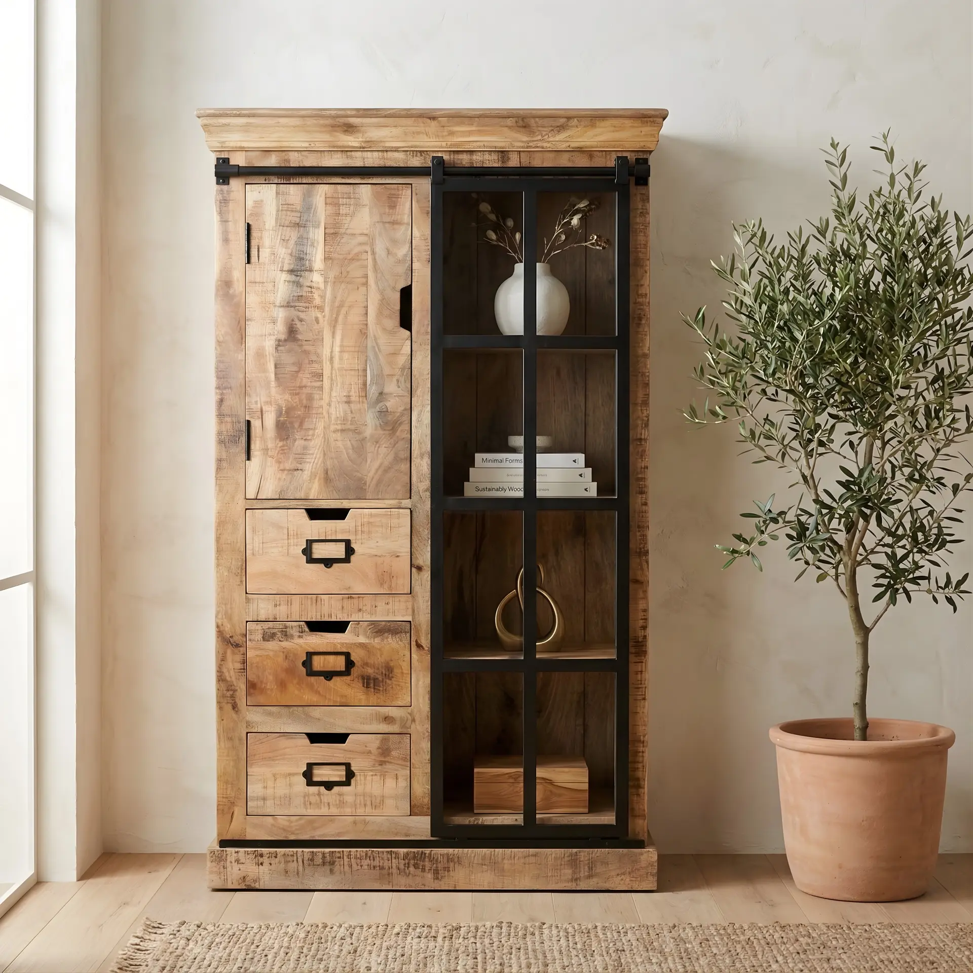 Kastje Masturp glazen deur