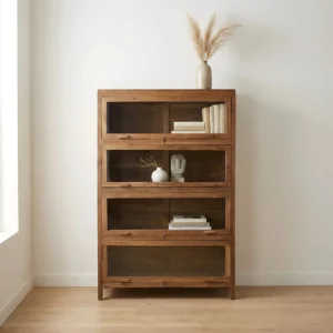 Vitrinekast George 4-delen Brin