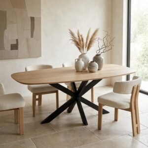 Eetkamertafel Vicenzo deens ovaal 180cm