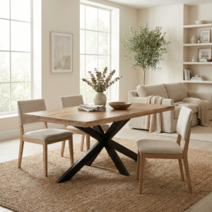 Eetkamertafel Vicenzo rechthoek 140cm