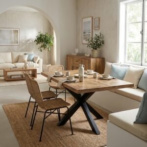 Eetkamertafel Vicenzo rechthoek 180cm