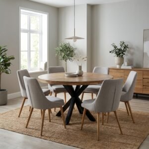 Eetkamertafel Vicenzo rond 150cm